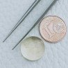 Quarzo Limone Taglio Tondo Liscio Cabuchon A Mano 14mm 11,40 Carati 1pz