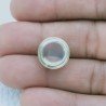 Quarzo Limone Taglio Tondo Liscio Cabuchon A Mano 14mm 11,40 Carati 1pz