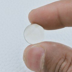 Quarzo Limone Taglio Tondo Liscio Cabuchon A Mano 14mm 11,40 Carati 1pz