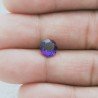 Ametista Africana Idrotermale Forma Tondo Sfaccetata A Mano Gemma Sciolte 8X3mm 1,15 Carati 1pz