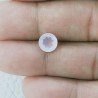 Calcedonio Rosa Idrotermale Forma Tondo Sfaccetata A Mano Gemme Sciolte 8X4mm 1,55 Carati 1pz