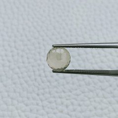 Quarzo Limone Tondo Sfaccettato A Mano Mezzo Forato 8mm 3,85 Carati 1pz