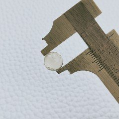 Quarzo Limone Tondo Sfaccettato A Mano Mezzo Forato 8mm 3,85 Carati 1pz