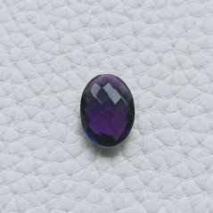 Ametista Africana Idrotermale Taglio Briolette Sfaccetata A Mano Gemme Sciolte 13X9X4mm 3,95 Carati 1pz