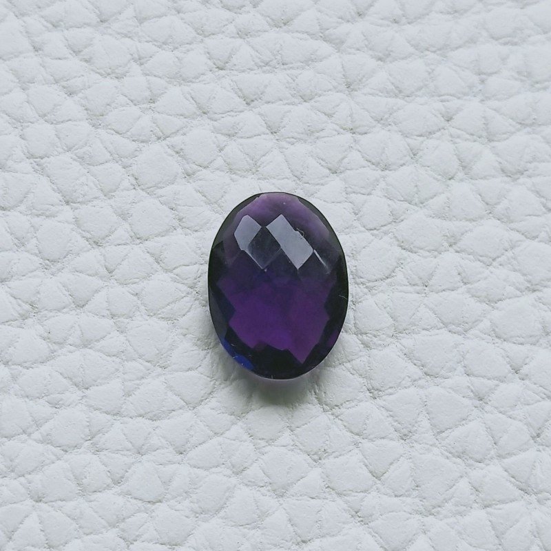 Ametista Africana Idrotermale Taglio Briolette Sfaccetata A Mano Gemme Sciolte 13X9X4mm 3,95 Carati 1pz