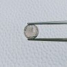 Quarzo Fume Tondo Sfaccettato A Mano Mezzo Forato 8mm 3,75 Carati 1pz