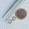 Quarzo Limone Tondo Sfaccettato A Mano Mezzo Forato 6mm 1,40 Carati 1pz
