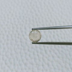 Quarzo Limone Tondo Sfaccettato A Mano Mezzo Forato 6mm 1,40 Carati 1pz