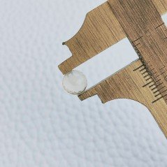 Quarzo Limone Tondo Sfaccettato A Mano Mezzo Forato 6mm 1,40 Carati 1pz