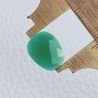 Onice Verde Idrotermale Taglio Briolette Sfaccetata A Mano Gemme Sciolte 14X11X4mm 4,40 Carati 1pz