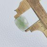 Tormalina Verde Idrotermale Taglio Briolette Sfaccetata A Mano Gemme Sciolte 14X11X4mm 5,10 Carati 1pz