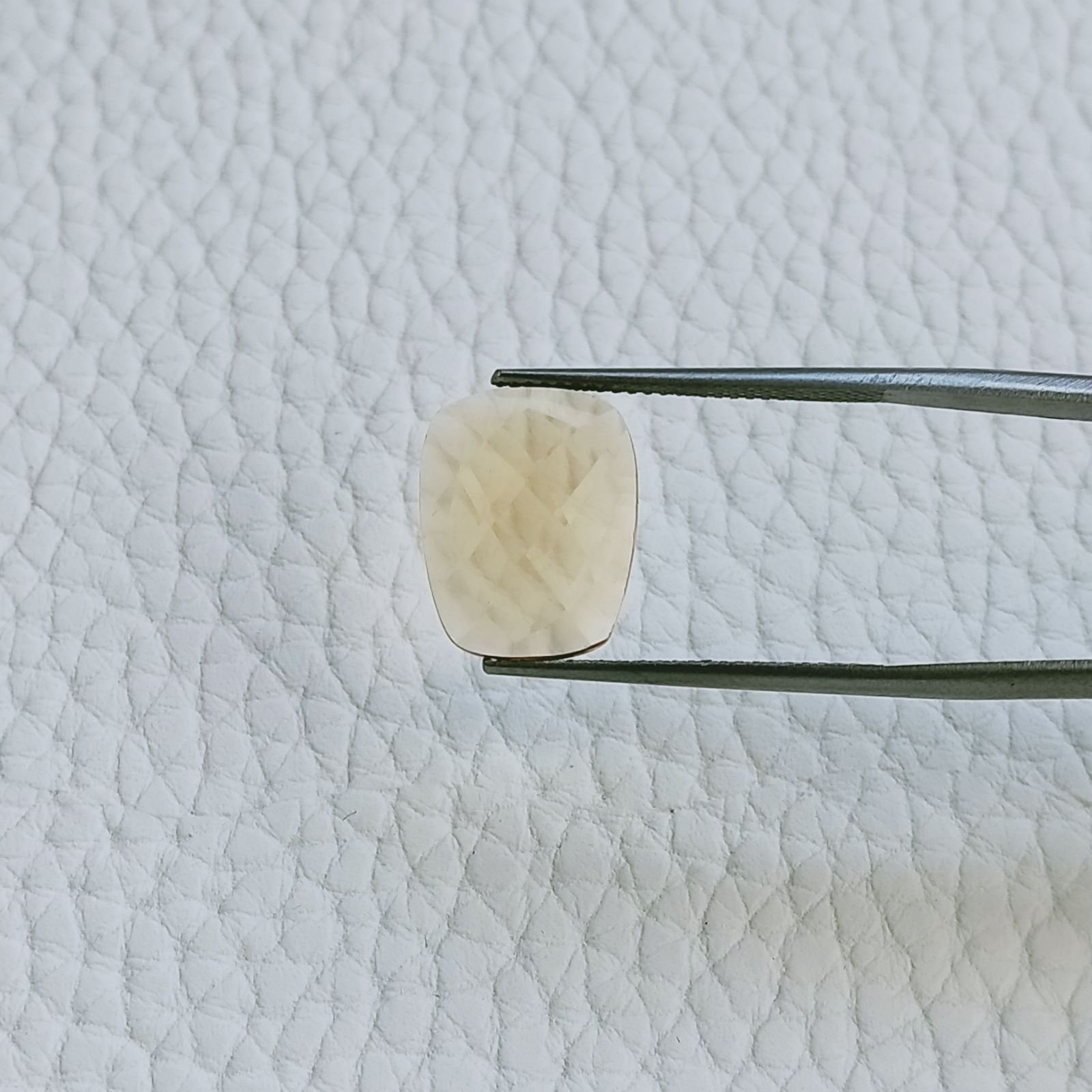 Quarzo Citrino Idrotermale Taglio Briolette Sfaccetata A Mano Gemme Sciolte 14X11X4mm 4,25 Carati 1pz