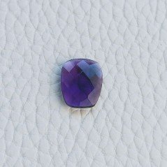 Ametista Africana Idrotermale Taglio Briolette Sfaccetata A Mano Gemme Sciolte 14X11X4mm 5,15 Carati 1pz
