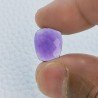Ametista Africana Idrotermale Taglio Briolette Sfaccetata A Mano Gemme Sciolte 14X11X4mm 5,15 Carati 1pz