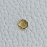 Quarzo Citrino Idrotermale Taglio Tondo Sfaccetata A Mano Gemme Sciolte 7mm 1,10 Carati 1pz