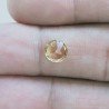 Quarzo Citrino Idrotermale Taglio Tondo Sfaccetata A Mano Gemme Sciolte 7mm 1,10 Carati 1pz