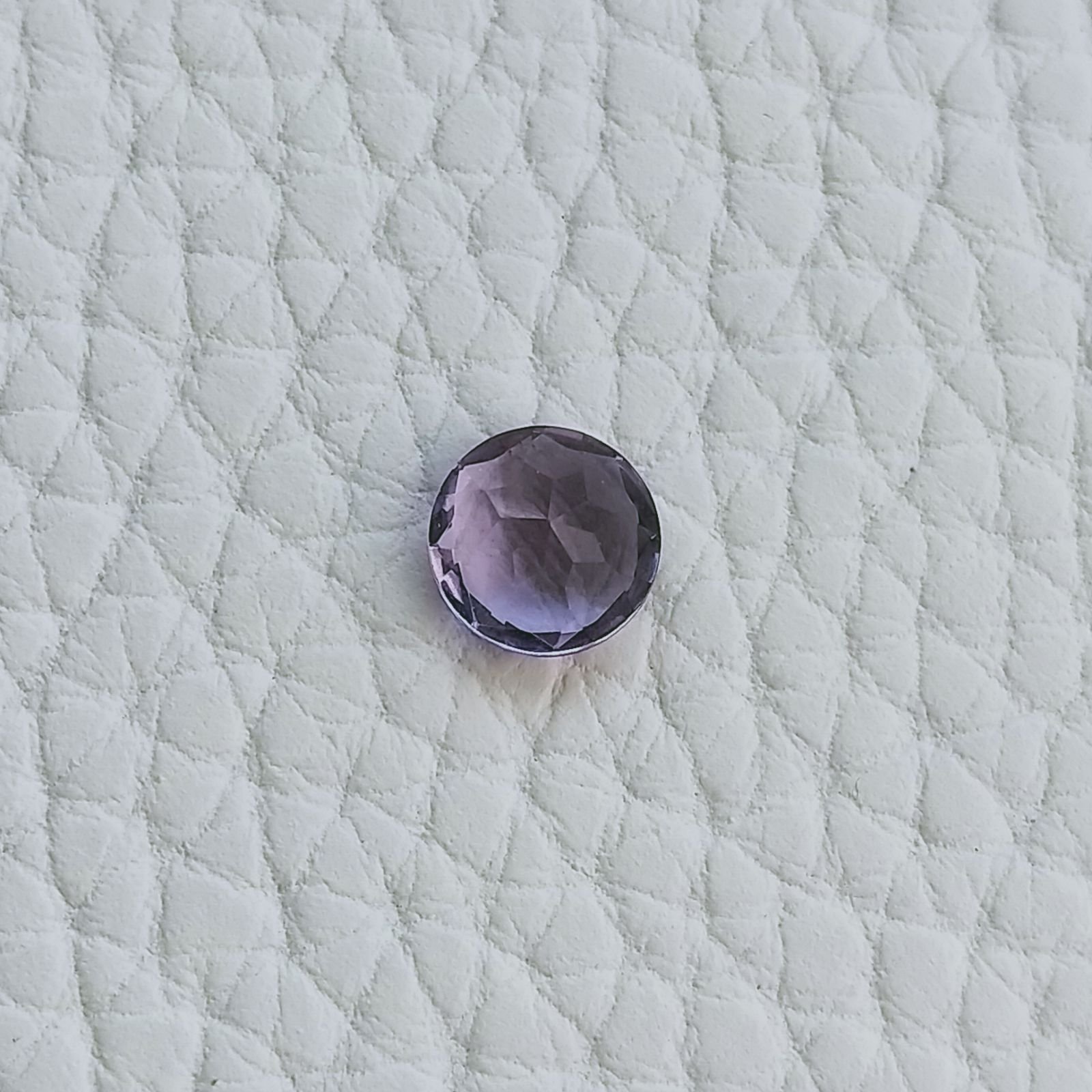 Ametista Rosa Di Francia Forma Tondo Sfaccetata A Mano Gemme Sciolte 7mm 1,15 Carati 1pz