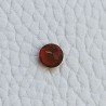 Quarzo Rosso Idrotermale Forma Tondo Sfaccetata A Mano Gemme Sciolte 7X4mm 1,15 Carati 1pz