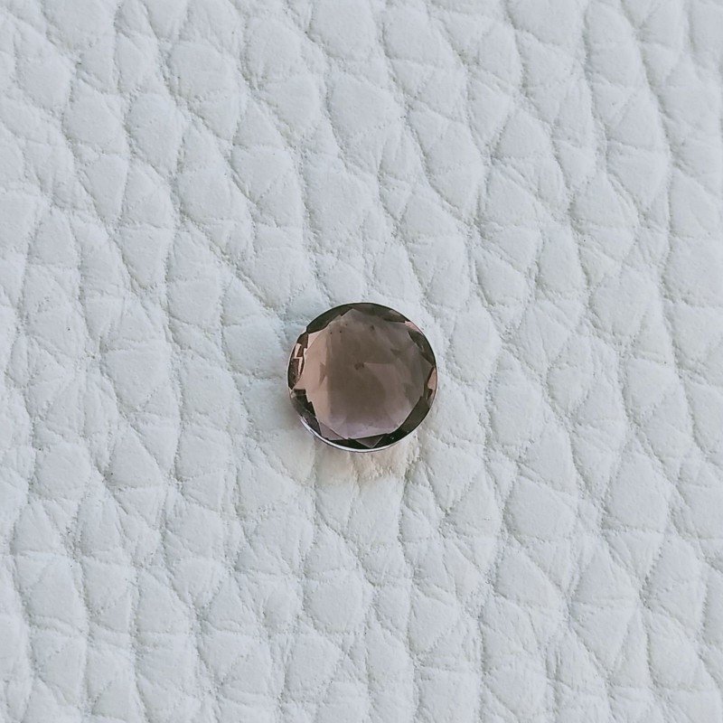Rodolite Idrotermale Forma Tondo Sfaccetata A Mano Gemme Sciolte 7mm 1,10 Carati 1pz