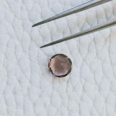Rodolite Idrotermale Forma Tondo Sfaccetata A Mano Gemme Sciolte 7mm 1,10 Carati 1pz