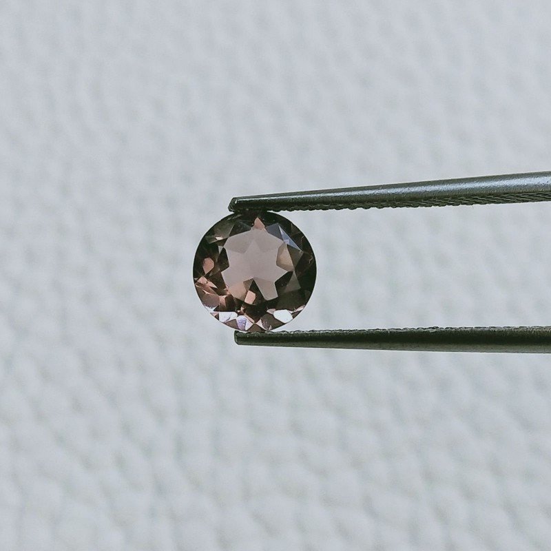 Rodolite Idrotermale Forma Tondo Sfaccetata A Mano Gemme Sciolte 7mm 1,10 Carati 1pz
