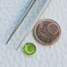 Quarzo Peridoto Idrotermale Taglio Tondo Sfaccetata A Mano Gemme Sciolte 7mm 1,10 Carati 1pz