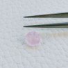 Calcedonio Rosa Idrotermale Forma Tondo Sfaccetata A Mano Gemme Sciolte 7X3-4mm 1,25 Carati 1pz