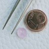 Calcedonio Rosa Idrotermale Forma Tondo Sfaccetata A Mano Gemme Sciolte 7X3-4mm 1,25 Carati 1pz