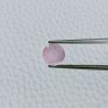 Calcedonio Rosa Idrotermale Forma Tondo Sfaccetata A Mano Gemme Sciolte 7X3-4mm 1,25 Carati 1pz