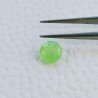 Calcedonio Forma Tondo Sfaccetata A Mano Gemme Sciolte 7X3mm 1,25 Carati 1pz