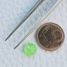 Calcedonio Forma Tondo Sfaccetata A Mano Gemme Sciolte 7X3mm 1,25 Carati 1pz