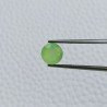 Calcedonio Forma Tondo Sfaccetata A Mano Gemme Sciolte 7X3mm 1,25 Carati 1pz