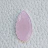 Calcedonia Rosa Taglio Goccia Liscia A Mano Forato 27X14X4mm 13,00 Carati 1pz