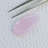 Calcedonia Rosa Taglio Goccia Liscia A Mano Forato 27X14X4mm 13,00 Carati 1pz