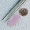 Calcedonia Rosa Taglio Goccia Liscia A Mano Forato 27X14X4mm 13,00 Carati 1pz