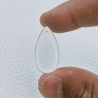 Quarzo Rosa Taglio Goccia Liscia A Mano Forato 27X14X4mm 13,55 Carati 1pz