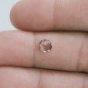 Rodolite Idrotermale Taglio Tondo Sfaccetata A Mano Gemme Sciolte 5mm 0,65 Carati 1pz