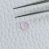 Calcedonia Rosa Idrotermale Taglio Tondo Sfaccetata A Mano Gemme Sciolte 5mm 0,55 Carati 1pz
