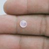 Calcedonia Rosa Idrotermale Taglio Tondo Sfaccetata A Mano Gemme Sciolte 5mm 0,55 Carati 1pz