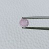 Calcedonia Rosa Idrotermale Taglio Tondo Sfaccetata A Mano Gemme Sciolte 5mm 0,55 Carati 1pz