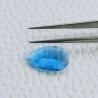 Topazio Azzurro Idrotermale Taglio Goccia Sfaccetata A Mano Gemme Sciolte 16X10X3mm 3,40 Carati 1pz