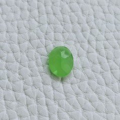 Calcedonio Taglio Ovale Sfaccetata A Mano Gemme Sciolte 9X7X3mm 1,65 Carati 1pz