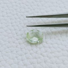 Ametista Verde Taglio Ovale Sfaccetata A Mano Gemme Sciolte 9X7X3mm 1,90 Carati 1pz