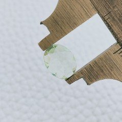 Ametista Verde Taglio Ovale Sfaccetata A Mano Gemme Sciolte 9X7X3mm 1,90 Carati 1pz