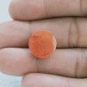 Corniola Taglio Tondo Liscio Cabuchon A Mano 14mm 11,20 Carati 1pz