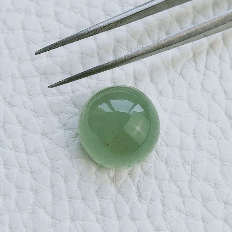 Acquamarina Taglio Tondo Liscio Cabuchon A Mano 14mm 13,70 Carati 1pz