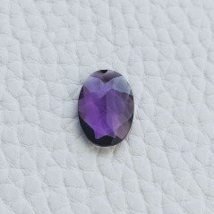 Ametista Africana Idrotermale Taglio Ovale Sfaccetata A Mano Gemme Sciolte 13X9X3mm 3,45 Carati 1pz