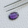 Ametista Africana Idrotermale Taglio Ovale Sfaccetata A Mano Gemme Sciolte 13X9X3mm 3,45 Carati 1pz