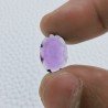 Ametista Africana Idrotermale Taglio Ovale Sfaccetata A Mano Gemme Sciolte 13X9X3mm 3,45 Carati 1pz