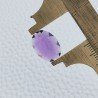Ametista Africana Idrotermale Taglio Ovale Sfaccetata A Mano Gemme Sciolte 13X9X3mm 3,45 Carati 1pz
